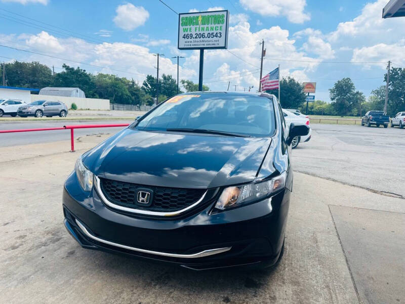 2015 Honda Civic for sale at Shock Motors in Garland TX