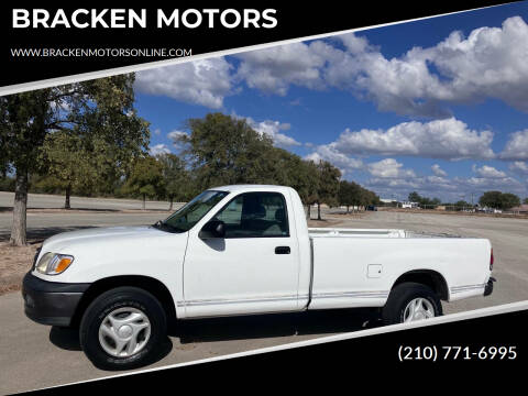 2000 Toyota Tundra for sale at BRACKEN MOTORS in San Antonio TX