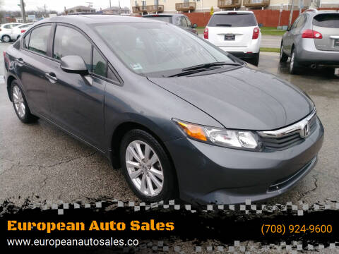 2012 Honda Civic for sale at European Auto Sales in Bridgeview IL