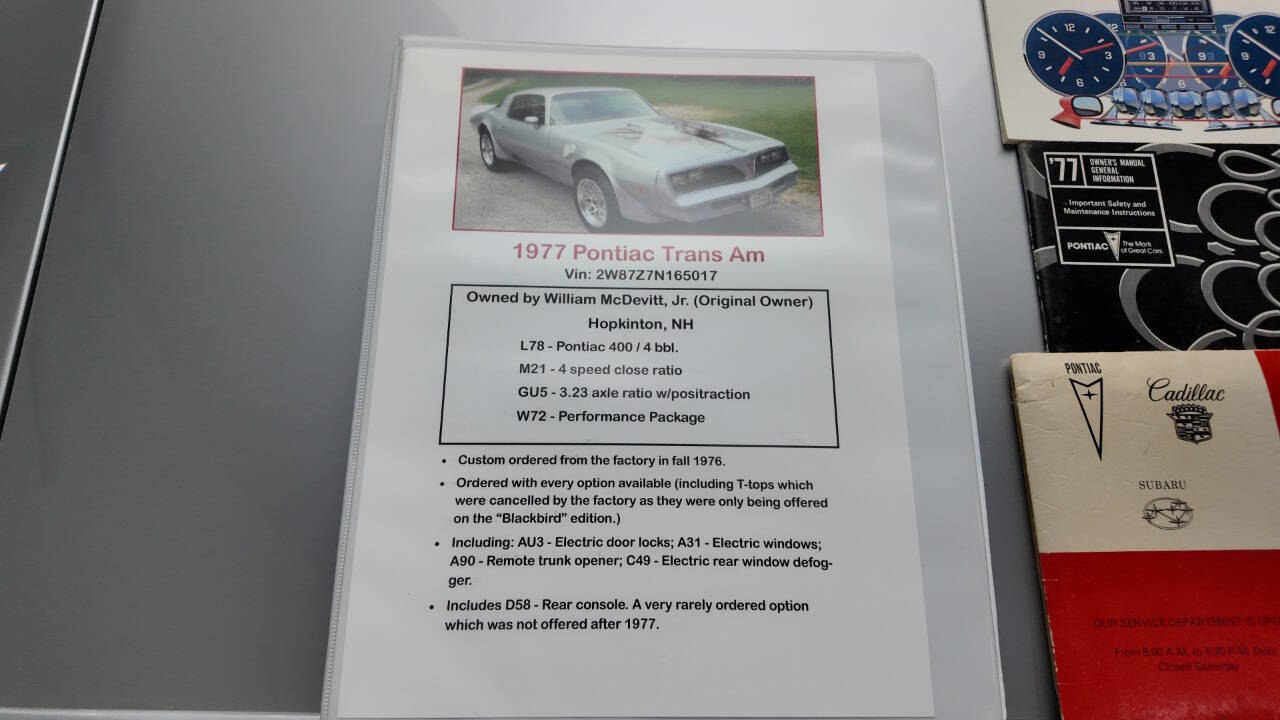 1977 Pontiac Trans Am 76