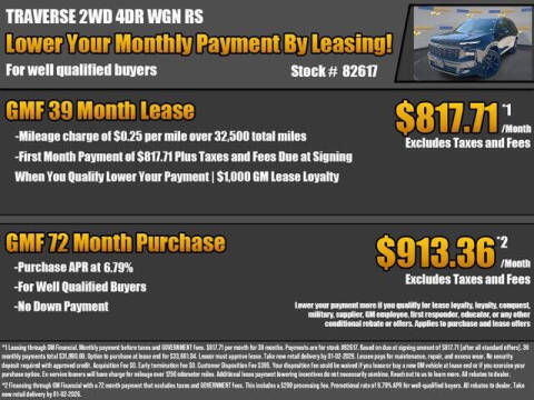 2026 Chevrolet Traverse RS