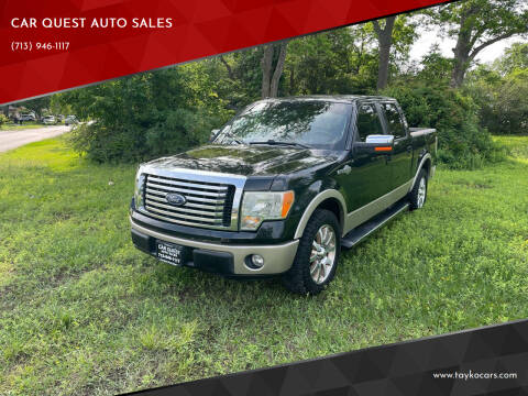 2010 Ford F-150 for sale at CAR QUEST AUTO SALES in Houston TX