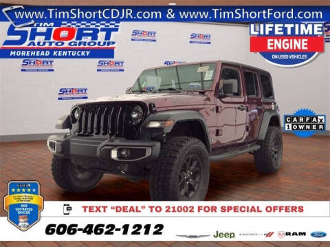 2021 Jeep Wrangler Unlimited for sale at Tim Short Chrysler Dodge Jeep RAM Ford of Morehead in Morehead KY