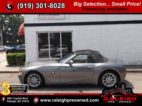 2003 BMW Z4 for sale at Raleigh Pre-Owned in Raleigh NC