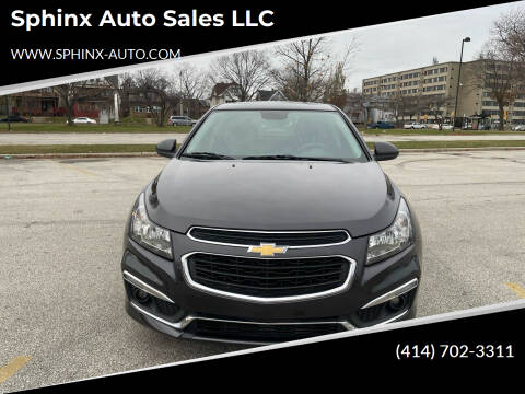 2016 Chevrolet Cruze Limited for sale at Sphinx Auto Sales LLC in Milwaukee WI