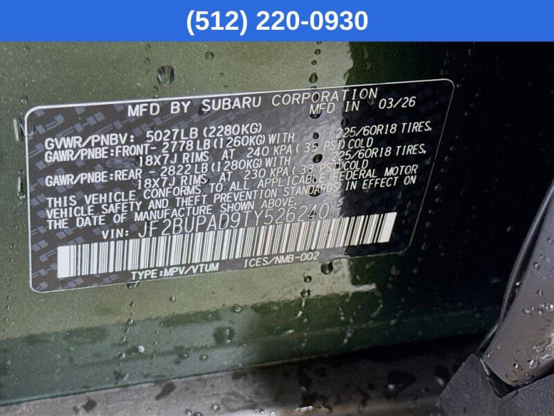 2026 Subaru Outback Premium