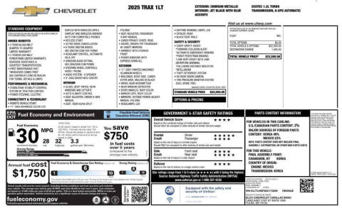 2025 Chevrolet Trax LT