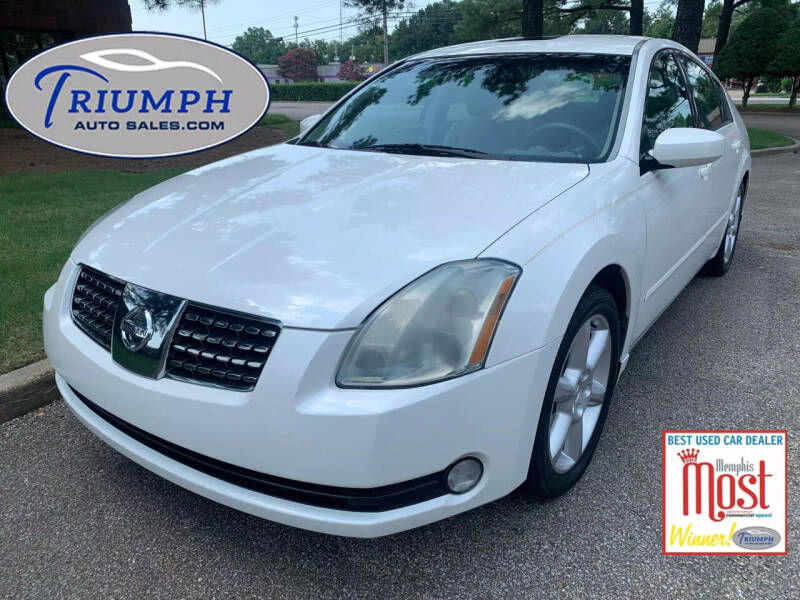 2005 nissan maxima white