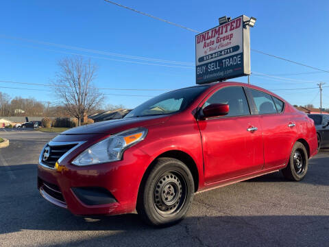 2016 Nissan Versa for sale at Unlimited Auto Group in West Chester OH