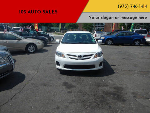 2013 Toyota Corolla for sale at 103 Auto Sales in Bloomfield NJ