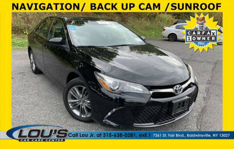 2017 Toyota Camry for sale at LOU'S CAR CARE CENTER in Baldwinsville NY