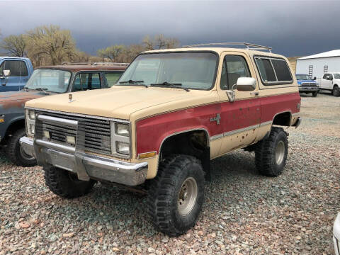 1987 Chevrolet Blazer for sale at Outlaw Motors in Newcastle WY