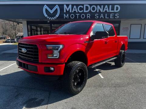 2016 Ford F-150 for sale at MacDonald Motor Sales in High Point NC