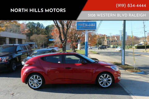 2012 Hyundai Veloster for sale at NORTH HILLS MOTORS in Raleigh NC
