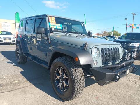 2015 Jeep Wrangler Unlimited for sale at Super Car Sales Inc. in Oakdale CA