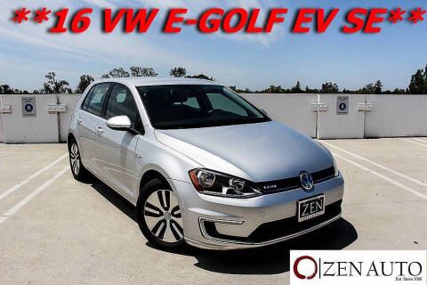 2016 Volkswagen e-Golf SE