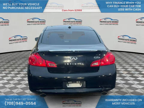 2011 Infiniti G25 Sedan x