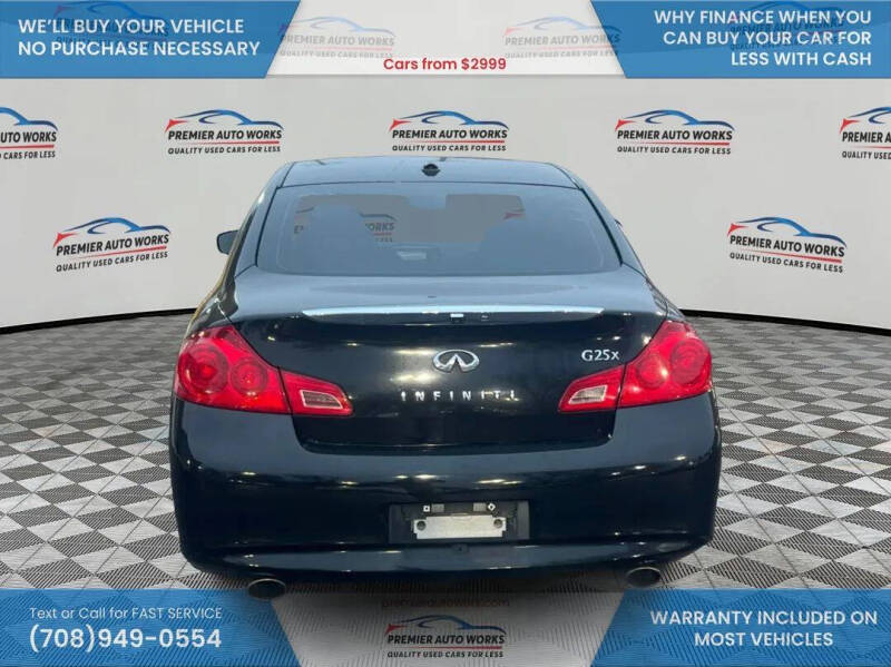 2011 Infiniti G25 Sedan x