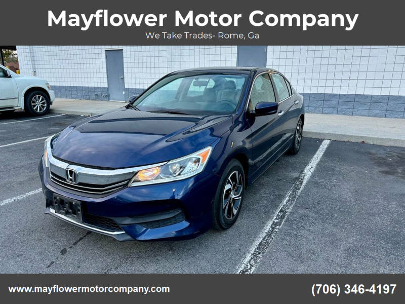 2017 Honda Accord for sale at Mayflower Motor Company in Rome GA