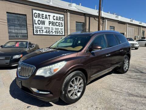 2015 Buick Enclave for sale at BARCLAY MOTOR COMPANY in Arlington TX