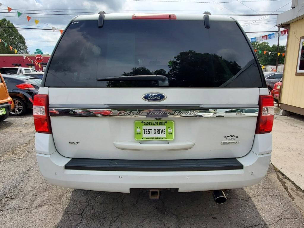 2015 Ford Expedition EL for sale at DAGO'S AUTO SALES LLC in Dalton, GA