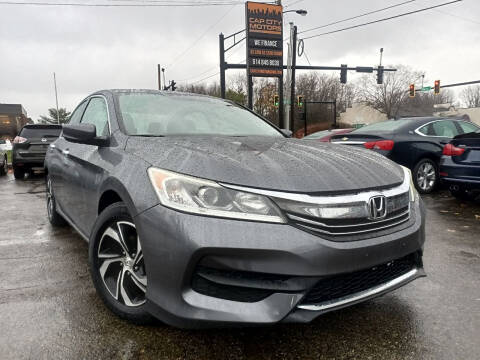 2016 Honda Accord for sale at Cap City Motors in Columbus OH