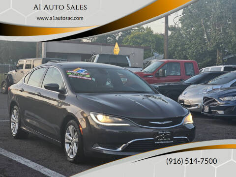 2016 Chrysler 200 for sale at A1 Auto Sales in Sacramento CA
