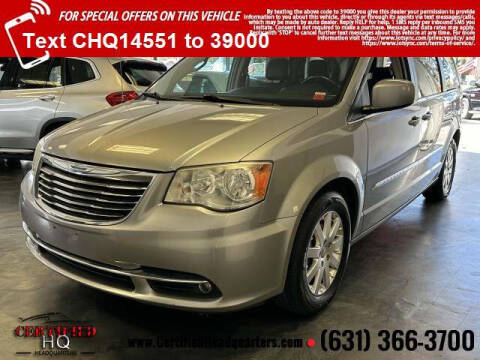 2013 Chrysler Town and Country for sale at CERTIFIED HEADQUARTERS in Saint James NY