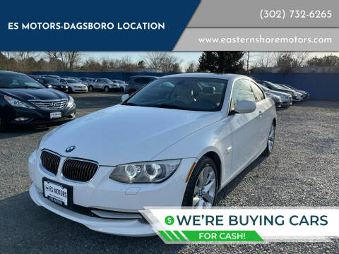 2012 BMW 3 Series for sale at ES Motors-DAGSBORO location in Dagsboro DE