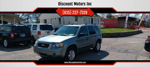 2006 Ford Escape for sale at Discount Motors Inc in Nashville TN