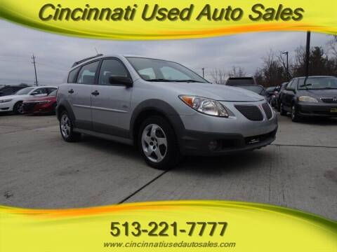 2008 Pontiac Vibe for sale at Cincinnati Used Auto Sales in Cincinnati OH