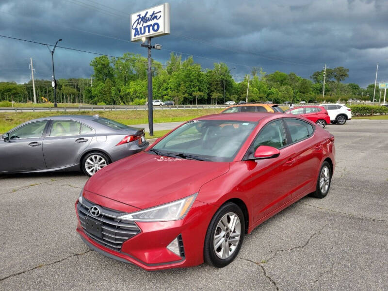 2019 Hyundai Elantra for sale at J. MARTIN AUTO in Richmond Hill GA