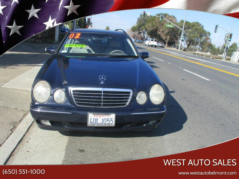 2002 Mercedes-Benz E-Class for sale at West Auto Sales in Belmont CA