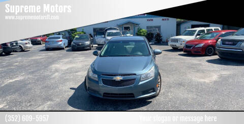 2012 Chevrolet Cruze for sale at Supreme Motors in Leesburg FL