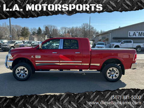 2016 RAM 3500 for sale at L.A. MOTORSPORTS in Windom MN