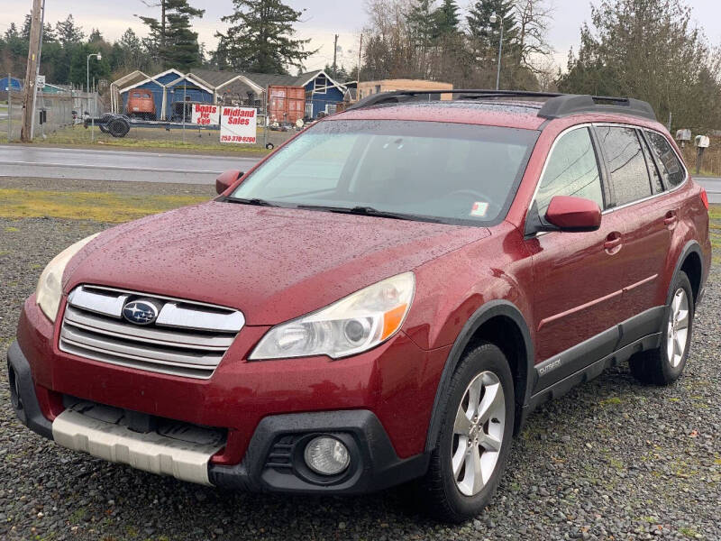 2014 Subaru Outback for sale at MIDLAND MOTORS LLC in Tacoma WA