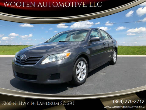 2010 Toyota Camry for sale at WOOTEN AUTOMOTIVE, LLC in Landrum SC