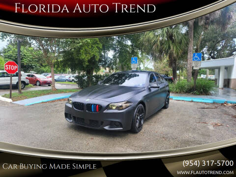 2016 BMW 5 Series for sale at Florida Auto Trend in Plantation FL