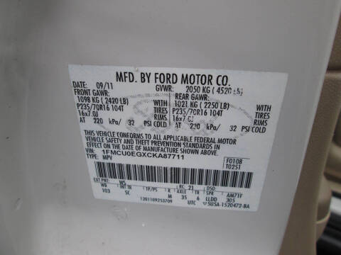 2012 Ford Escape Limited