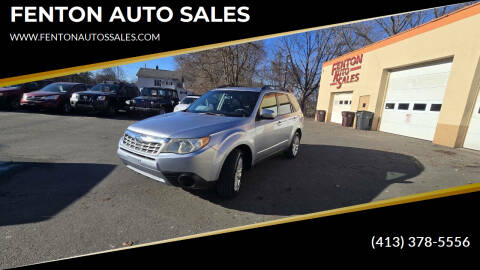 2012 Subaru Forester for sale at FENTON AUTO SALES in Westfield MA