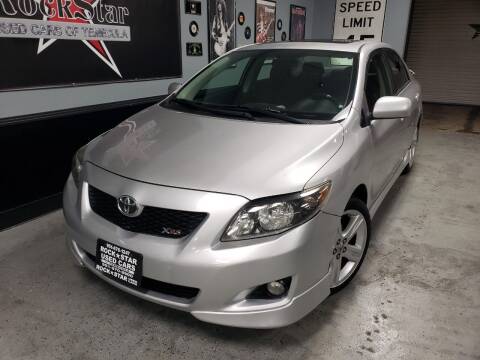 2009 Toyota Corolla for sale at ROCKSTAR USED CARS OF TEMECULA in Temecula CA
