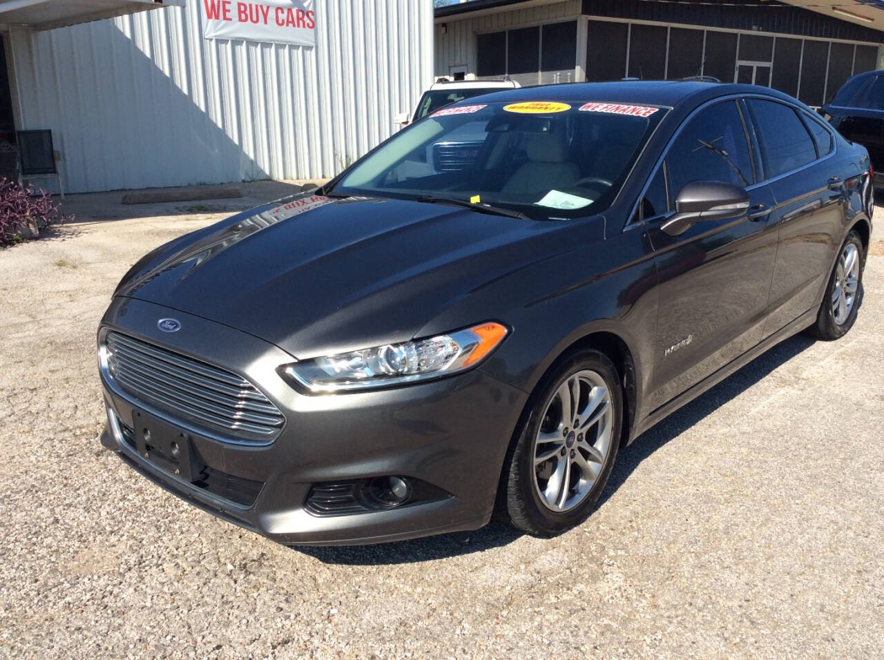 2015 Ford Fusion Hybrid for sale at SPRINGTIME MOTORS in Huntsville, TX