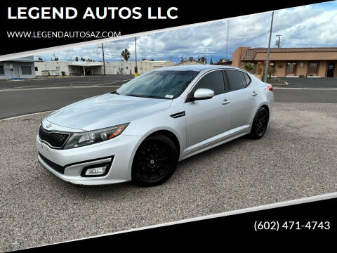 2014 Kia Optima for sale at LEGEND AUTOS LLC in Youngtown AZ