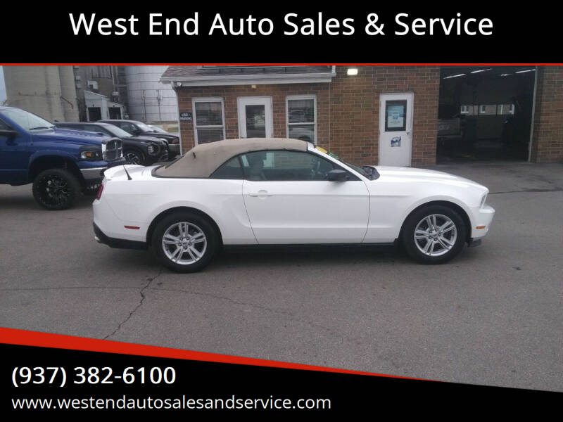 2012 Ford Mustang for sale at West End Auto Sales & Service in Wilmington OH