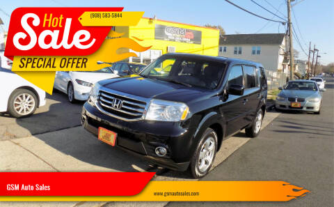 2012 Honda Pilot for sale at GSM Auto Sales in Linden NJ