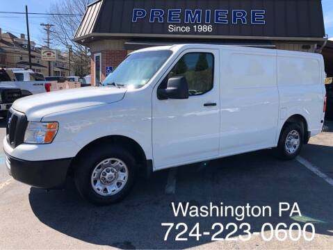 2019 Nissan NV for sale at Premiere Auto Sales in Washington PA
