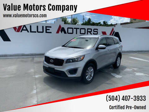 2016 Kia Sorento for sale at Value Motors Company in Marrero LA