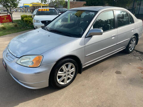 2003 Honda Civic for sale at Cash Car Outlet in Mckinney TX