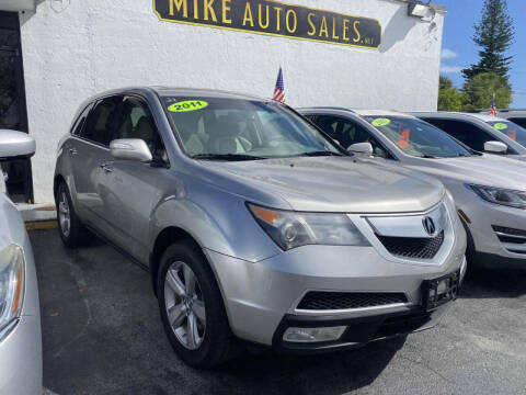2011 Acura MDX for sale at Mike Auto Sales in West Palm Beach FL