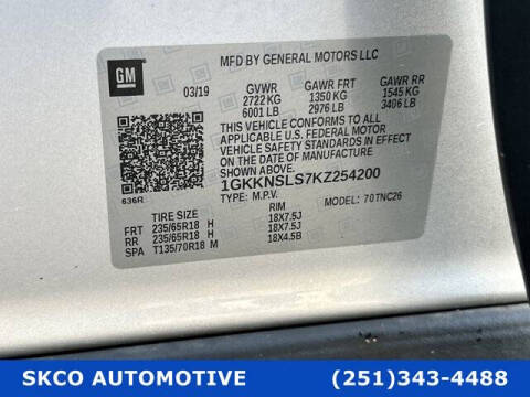 2019 GMC Acadia SLE-2